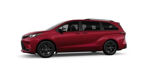 Ruby Flare Pearl 2026 Toyota Sienna XSE 7 Passenger
