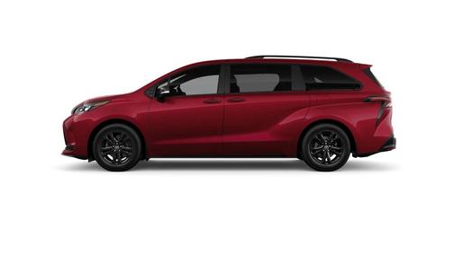 Ruby Flare Pearl 2026 Toyota Sienna XSE 7 Passenger