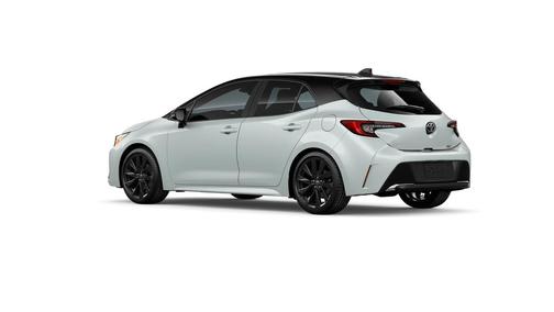 Wind Chill Pearl with Midnight Black Metallic roof 2026 Toyota Corolla XSE