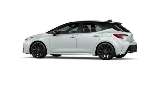 Wind Chill Pearl with Midnight Black Metallic roof 2026 Toyota Corolla XSE
