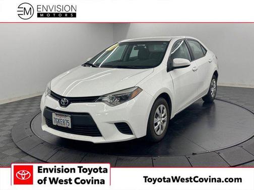 Super White 2014 Toyota Corolla L
