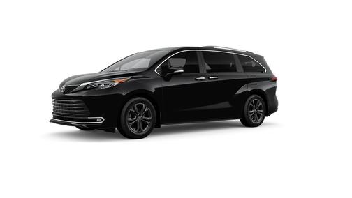 Midnight Black Metallic 2026 Toyota Sienna Platinum