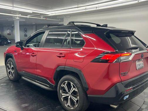 Supersonic Red/Midnight Black Metallic 2021 Toyota RAV4 Prime XSE