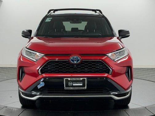 Supersonic Red/Midnight Black Metallic 2021 Toyota RAV4 Prime XSE