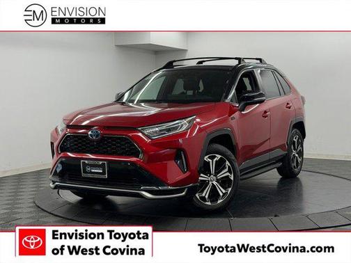Supersonic Red/Midnight Black Metallic 2021 Toyota RAV4 Prime XSE