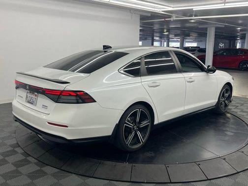 Platinum White Pearl 2024 Honda Accord Hybrid Sport