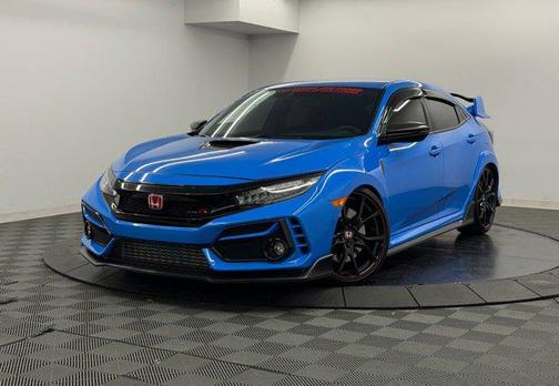 Boost Blue Pearl 2021 Honda Civic Type R Touring