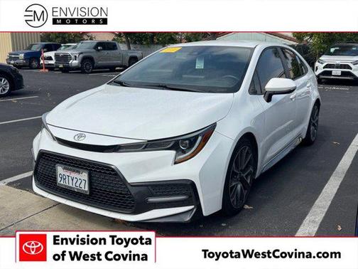 Super White 2021 Toyota Corolla SE
