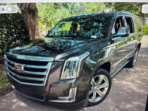 Dark Granite Metallic 2018 Cadillac Escalade ESV Premium Luxury