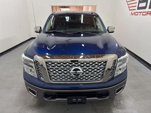 Deep Blue Pearl 2018 Nissan Titan Platinum Reserve
