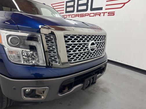 Deep Blue Pearl 2018 Nissan Titan Platinum Reserve