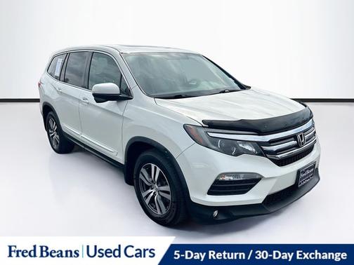 White 2017 Honda Pilot EX-L W/ NAVIGATION