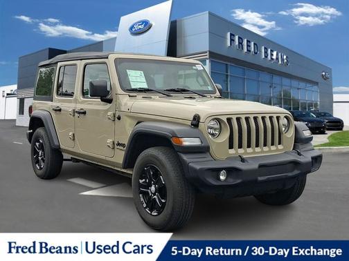 Limited Edition Gobi Clearcoat 2022 Jeep Wrangler Unlimited SPORT