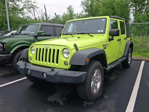 Hypergreen Clearcoat 2017 Jeep Wrangler Unlimited SPORT
