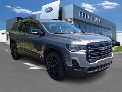 Satin Steel Metallic 2022 GMC Acadia SLE