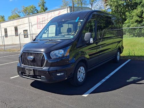 AGATE BLACK METALLIC 2024 Ford Transit-350 XLT
