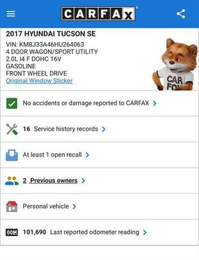 2017 Hyundai TUCSON SE