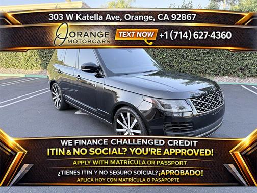 Borealis Black Metallic 2018 Land Rover Range Rover 3.0L Supercharged HSE
