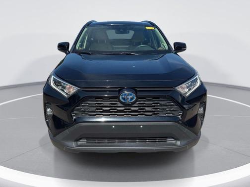Midnight Black Metallic 2021 Toyota RAV4 Hybrid XLE Premium