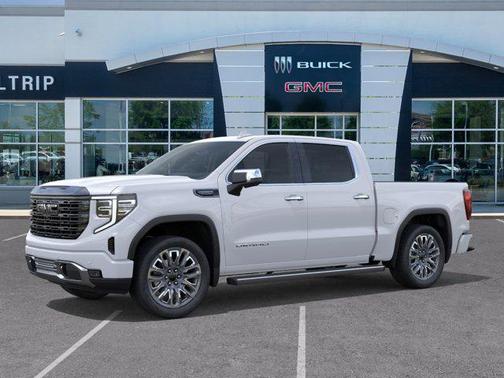 Glacier White Tricoat 2026 GMC Sierra 1500 Denali Ultimate