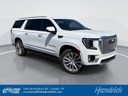 White Frost Tricoat 2022 GMC Yukon XL Denali