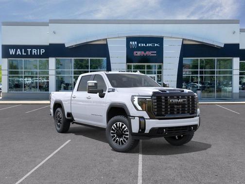 Glacier White Tricoat 2026 GMC Sierra 2500 Denali Ultimate