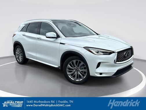 Radiant White 2023 INFINITI QX50 LUXE AWD