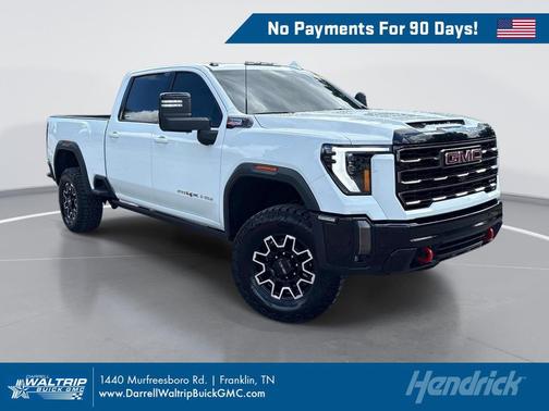 Summit White 2024 GMC Sierra 2500 AT4X
