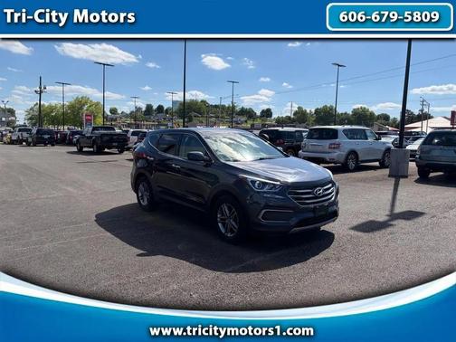 Gray 2018 Hyundai Santa Fe Sport 2.4L