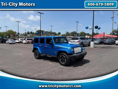 Blue 2014 Jeep Wrangler Unlimited Polar Edition