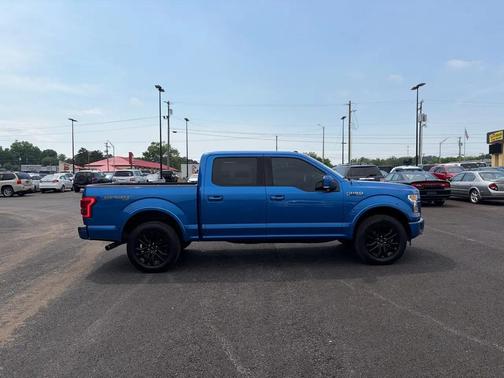 Blue 2016 Ford F-150 4WD SuperCrew 145'' King Ranch