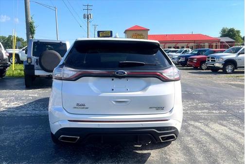 White 2015 Ford Edge Sport