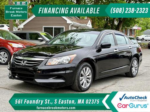 Crystal Black Pearl 2012 Honda Accord EX-L