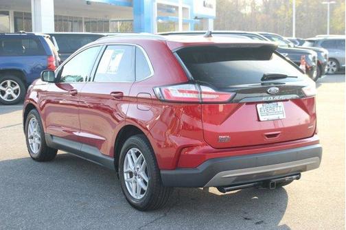 Rapid Red Metallic Tinted Clearcoat 2021 Ford Edge SEL