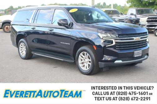Midnight Blue Metallic 2021 Chevrolet Suburban LT