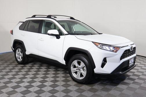 Super White 2021 Toyota RAV4 XLE