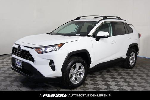 Super White 2021 Toyota RAV4 XLE