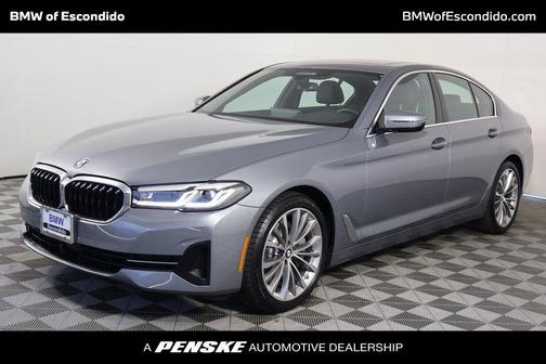 Gray Metallic 2023 BMW 530 i