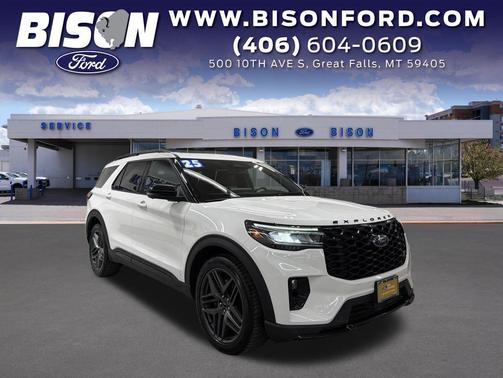 STAR WHITE MET TRI-COAT 2025 Ford Explorer ST