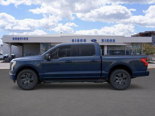 ANTIMATTER BLUE METALLIC 2025 Ford F-150 Lightning Flash