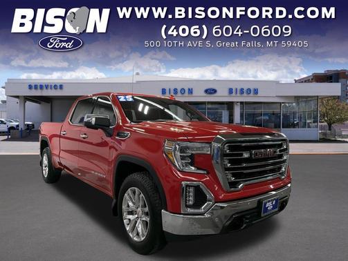 Red 2019 GMC Sierra 1500 SLT