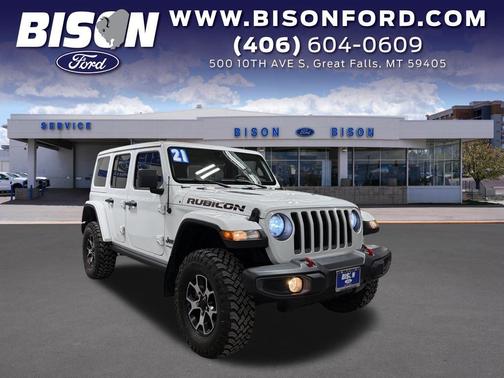 Bright White 2021 Jeep Wrangler Unlimited Rubicon
