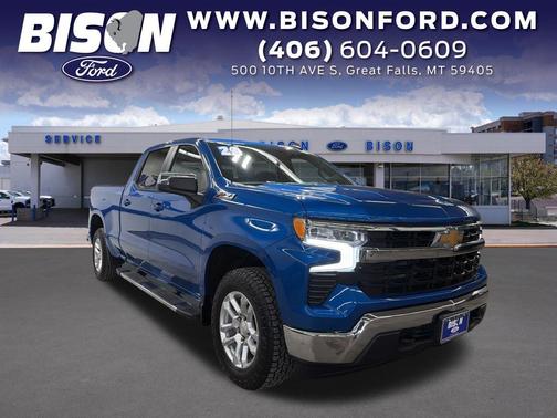 Glacier Blue Metallic 2024 Chevrolet Silverado 1500 LT