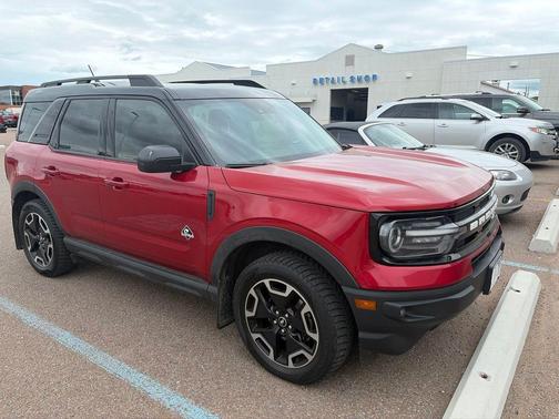 Rapid Red Metallic Tinted Clearcoat 2021 Ford Bronco Sport Outer Banks