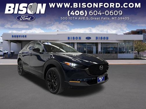 Deep Crystal Blue Mica 2025 Mazda CX-30 2.5 Turbo Premium Package