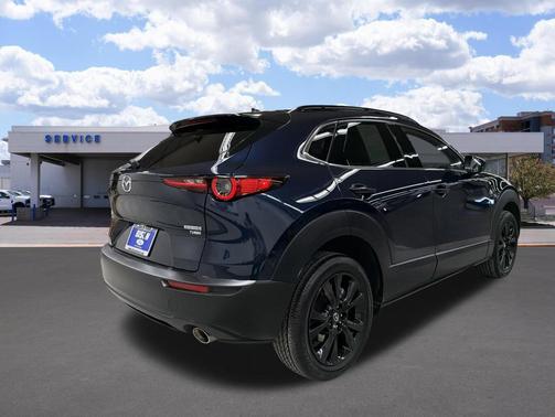 Deep Crystal Blue Mica 2025 Mazda CX-30 2.5 Turbo Premium Package