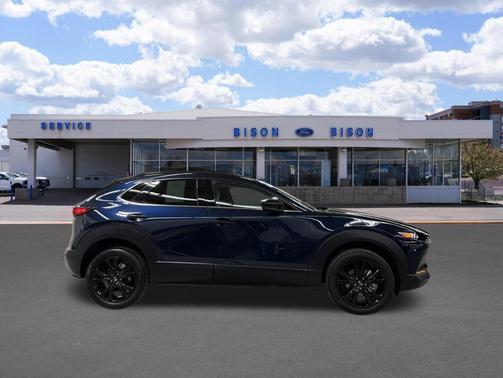 Deep Crystal Blue Mica 2025 Mazda CX-30 2.5 Turbo Premium Package