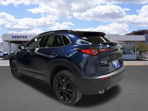 Deep Crystal Blue Mica 2025 Mazda CX-30 2.5 Turbo Premium Package