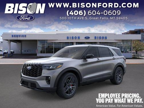 CARBONIZED GRAY METALLIC 2026 Ford Explorer ST-Line