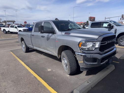 Billet Silver Metallic Clearcoat 2019 RAM 3500 Tradesman Crew Cab 4x4 8' Box
